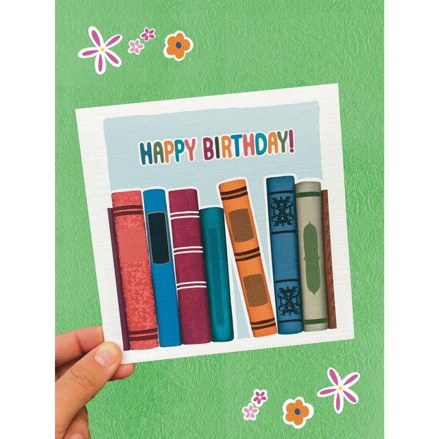 Book Spine Birthday card