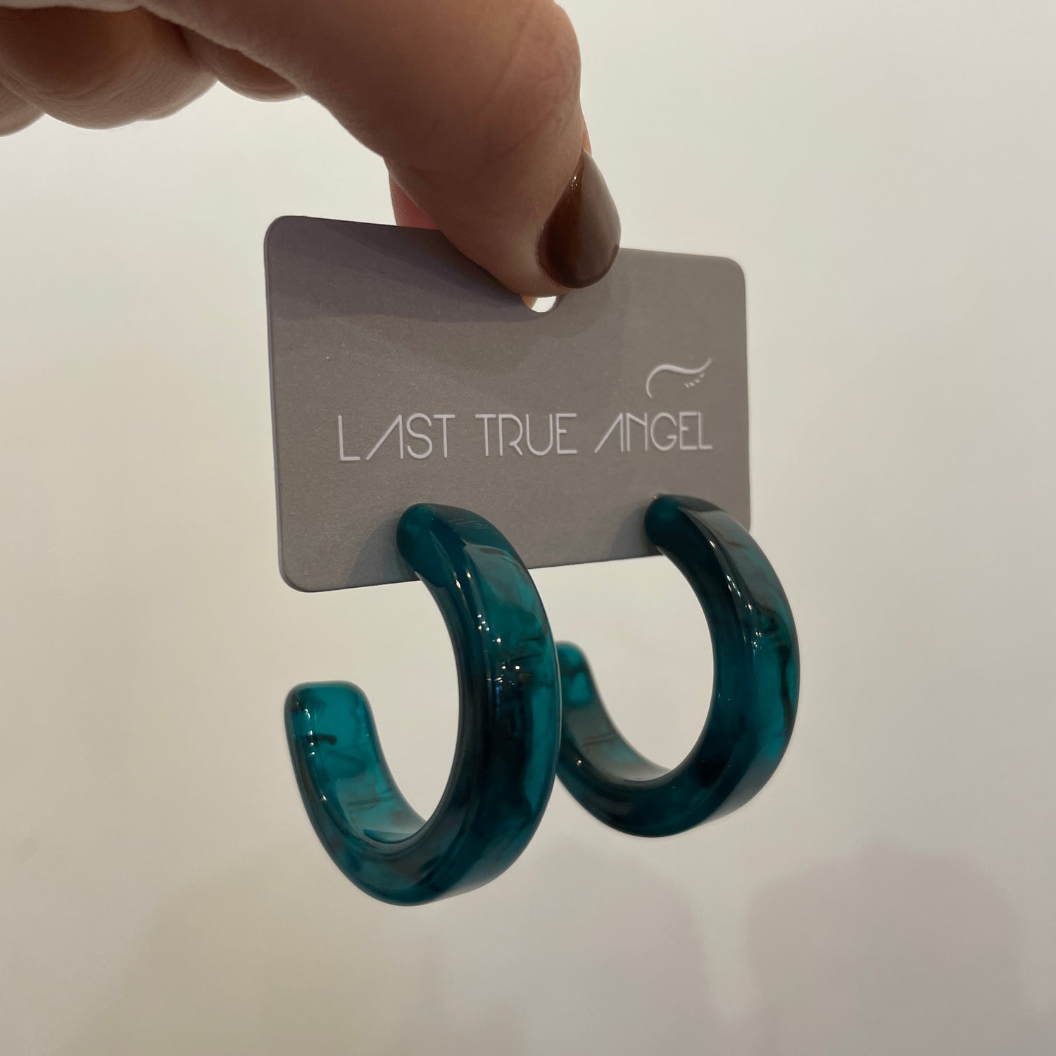 Sacramento Resin Hoop Earrings