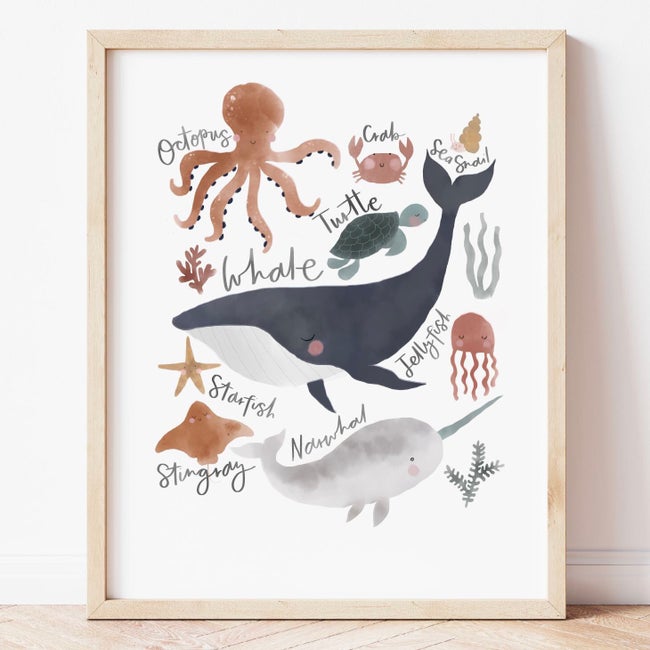 Sea Animals Print