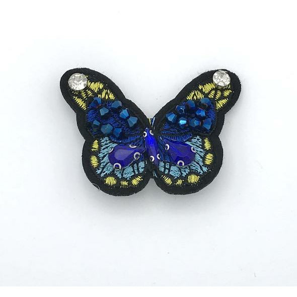 Sapphire Butterfly Pin