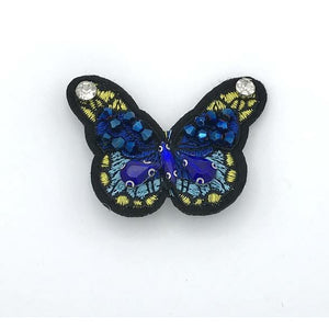Sapphire Butterfly Pin