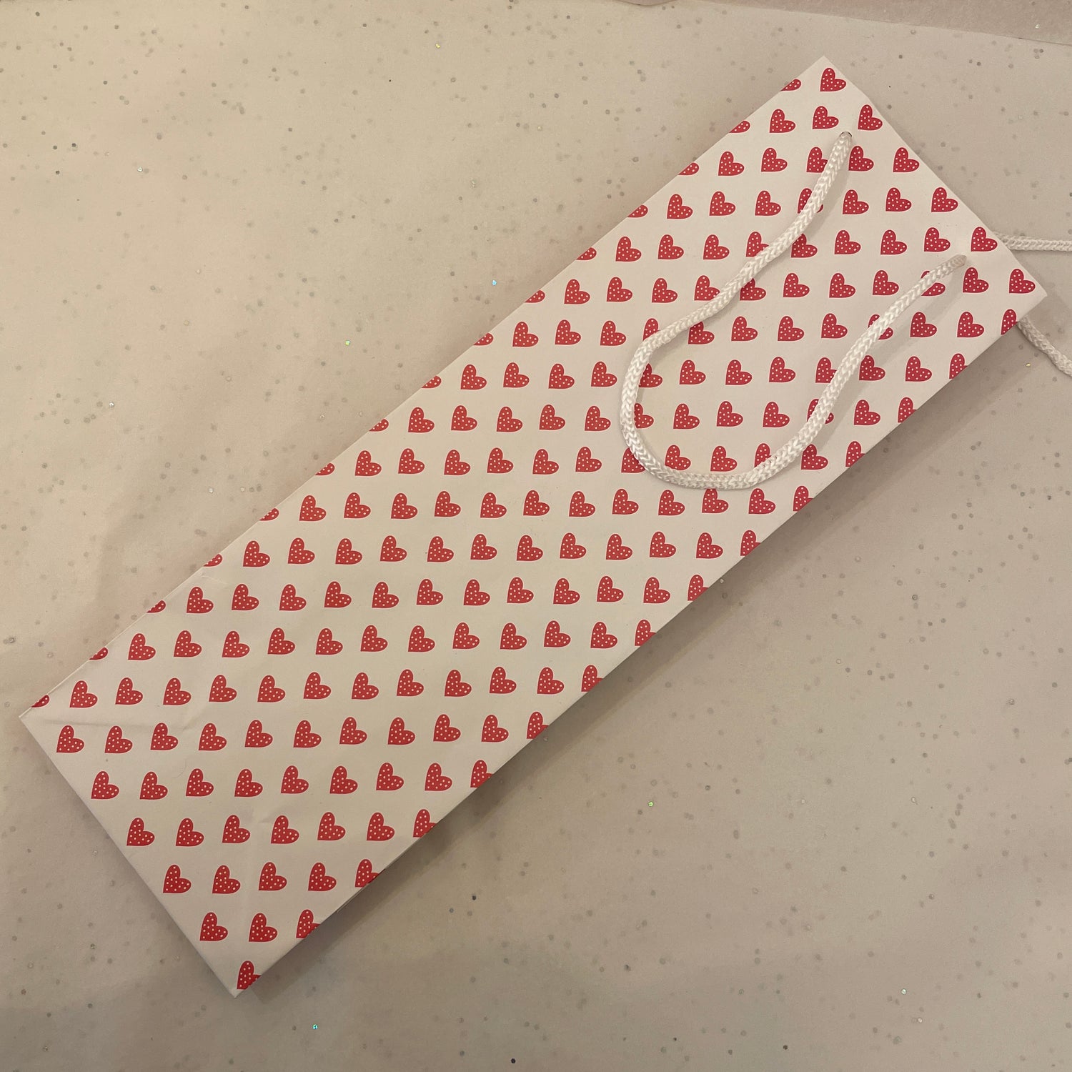 Heart Bottle Gift Bag