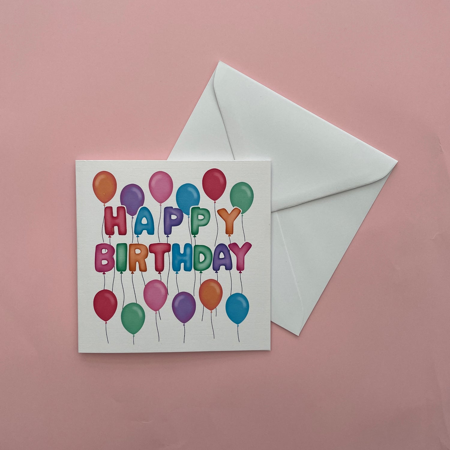 Birthday Balloons Card