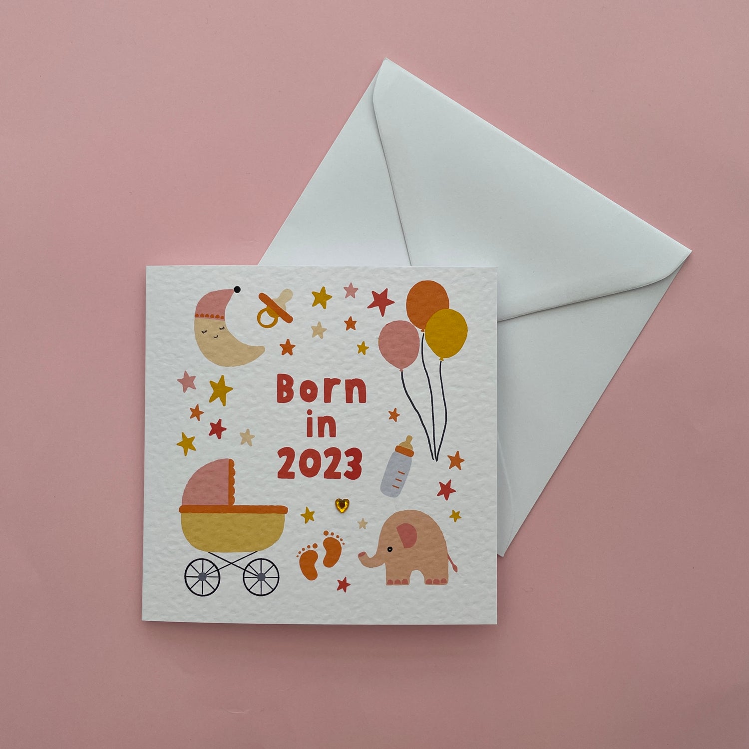 Born in 2023 New Baby Card