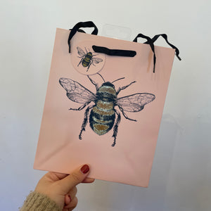 Bee Gift Bag - Peach