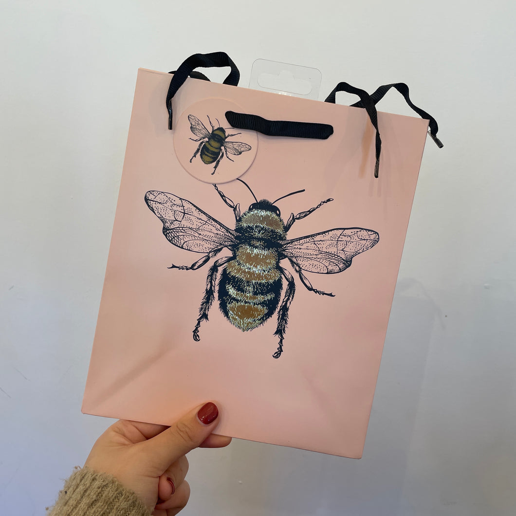 Bee Gift Bag - Peach