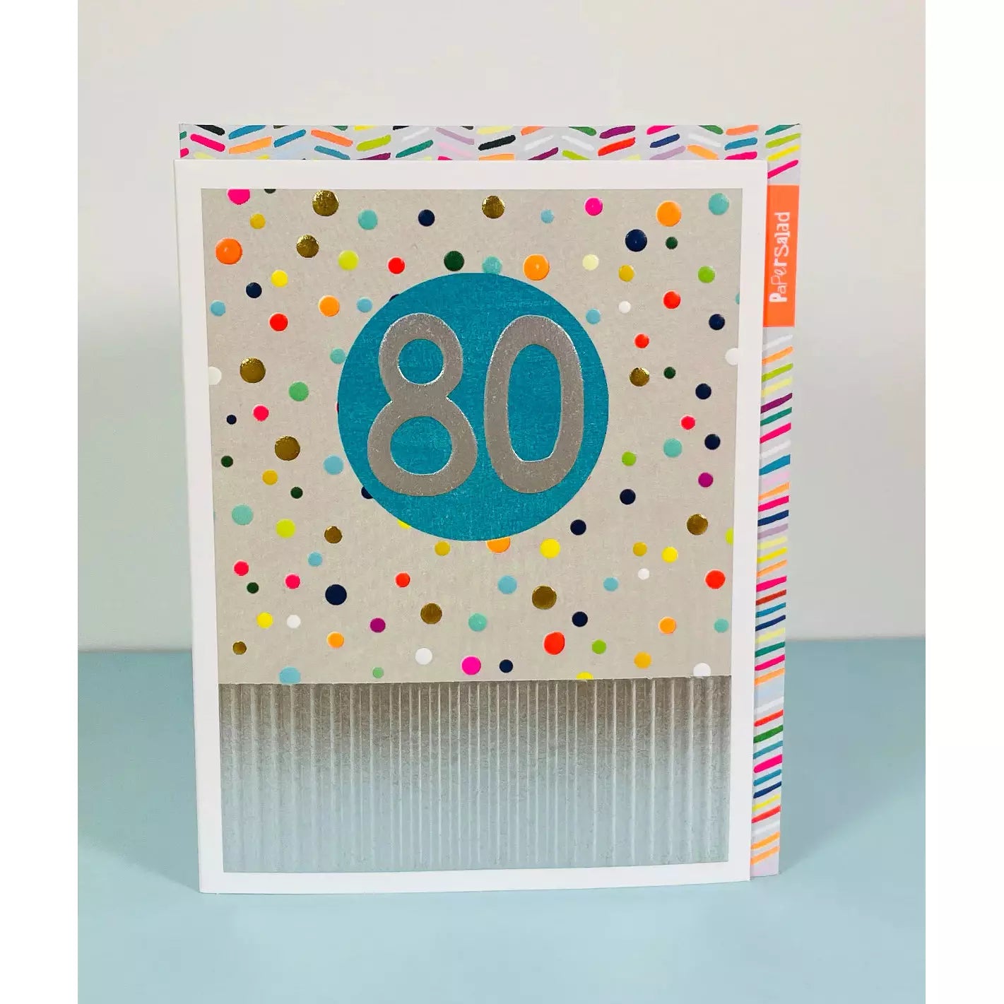 Age 80 Textured Card