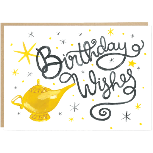 Birthday Wishes Lamp Card