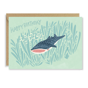 Happy Birthday Whale Shark Card