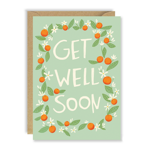 Get Well Soon Oranges Card