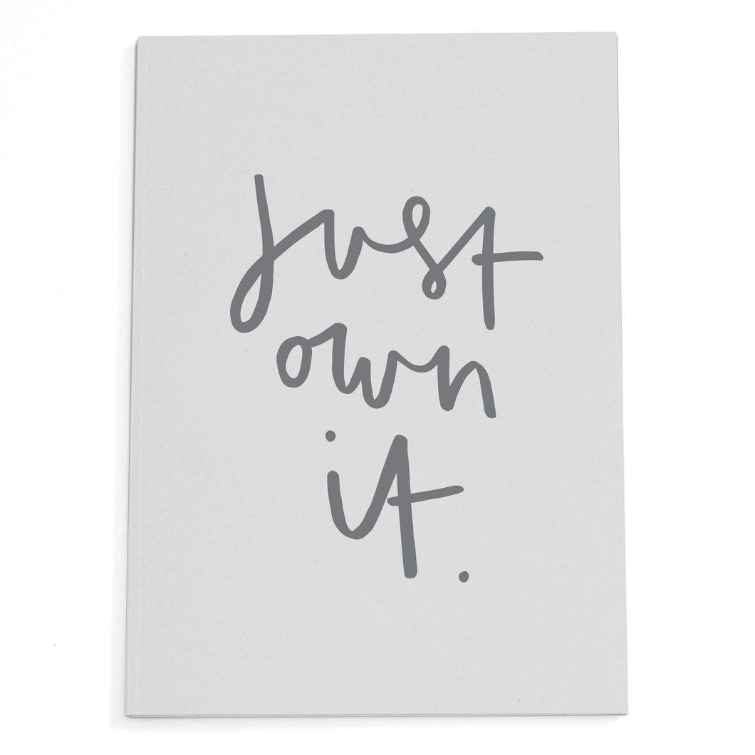 Just Own It A5 Notebook