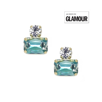 Aquamarine Gem Earrings