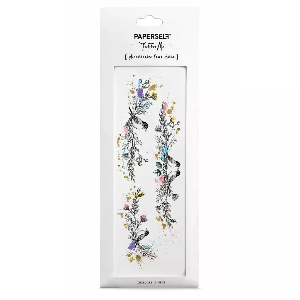 Temporary Tattoos Love Birds