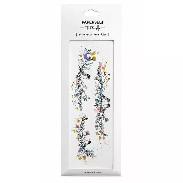 Temporary Tattoos Love Birds