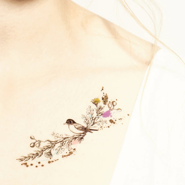 Temporary Tattoos Love Birds