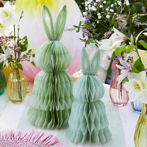 Green Honeycomb Bunny