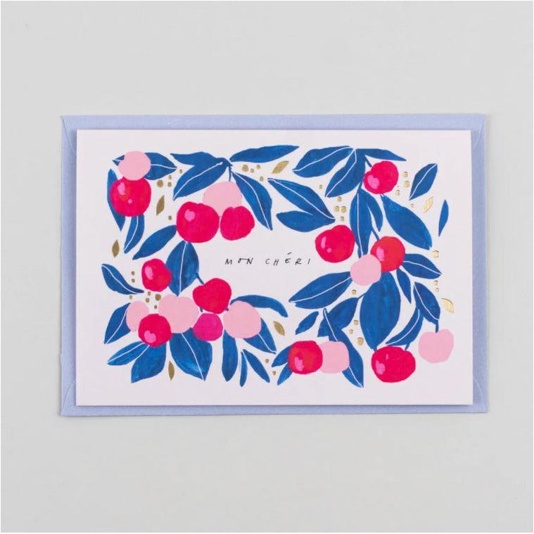 Mon Cheri Greeting Card