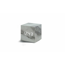 Load image into Gallery viewer, Marble Cube Click Clock