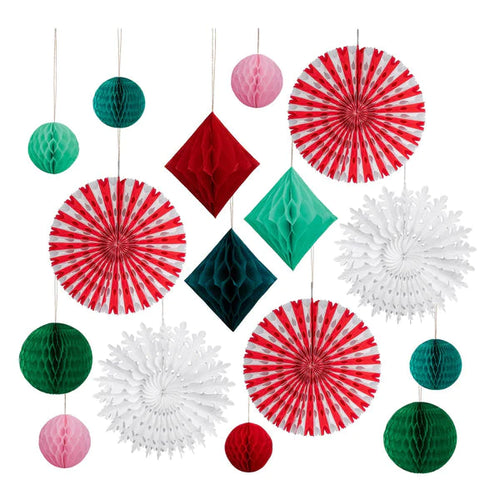 Christmas Honeycomb Decoration Kit