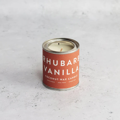 Rhubarb Vanilla Scented Candle
