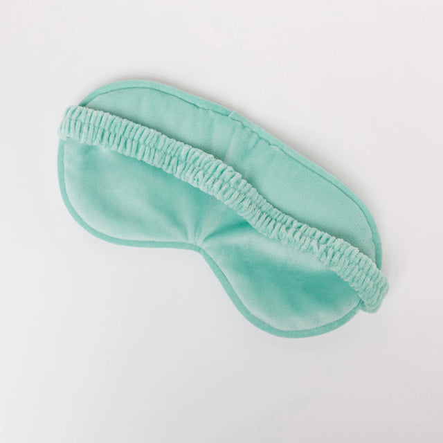 Cherry Blossom Mint Velvet Eye Mask