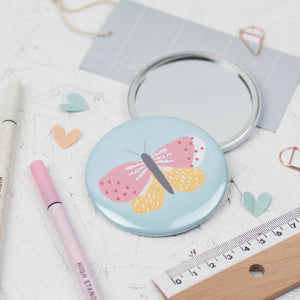 Pocket Mirror Butterfly