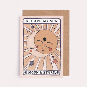 My Sun, Moon And Stars Tarot Card