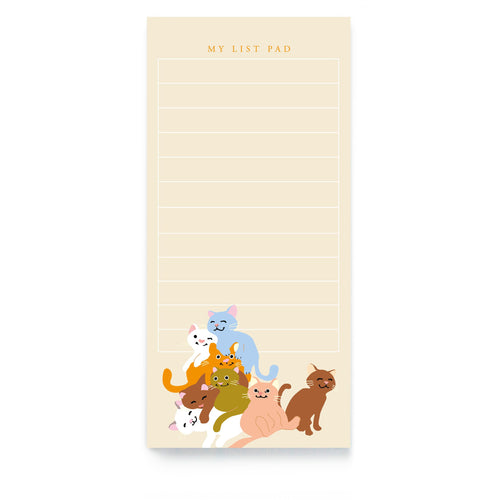 Cat Magnetic List Pad