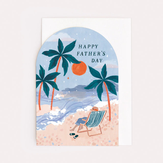 Beach Happy Fathers Day Card