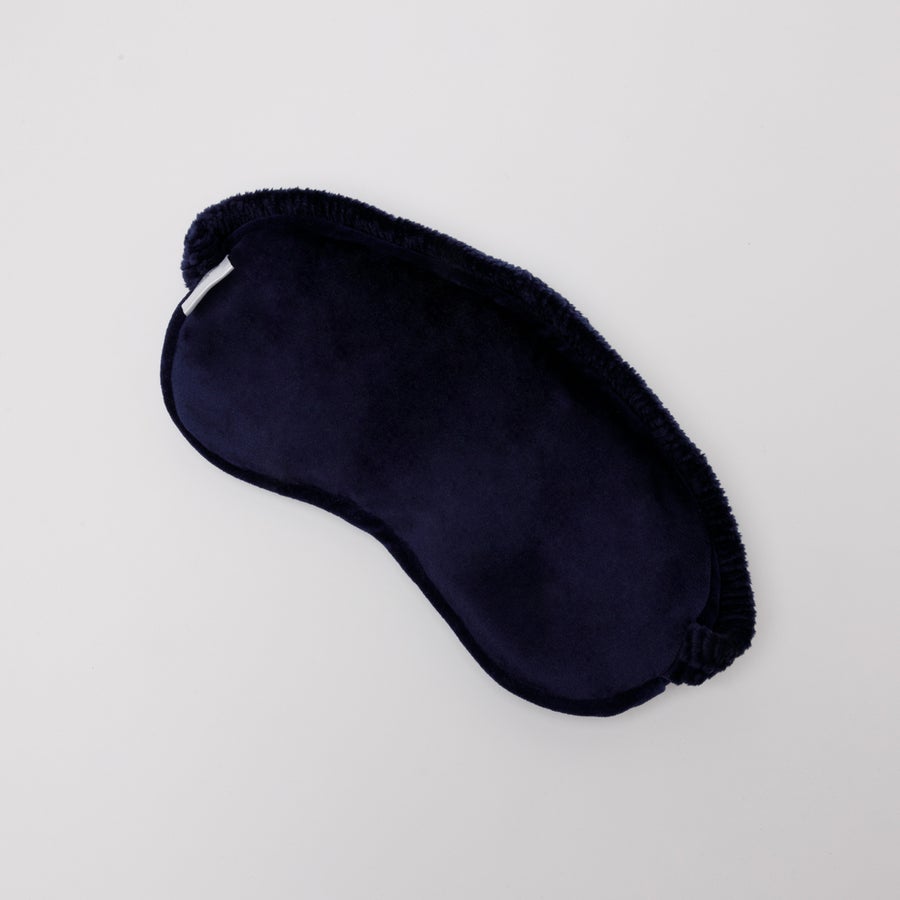 Navy Tiger Velvet Eye Mask