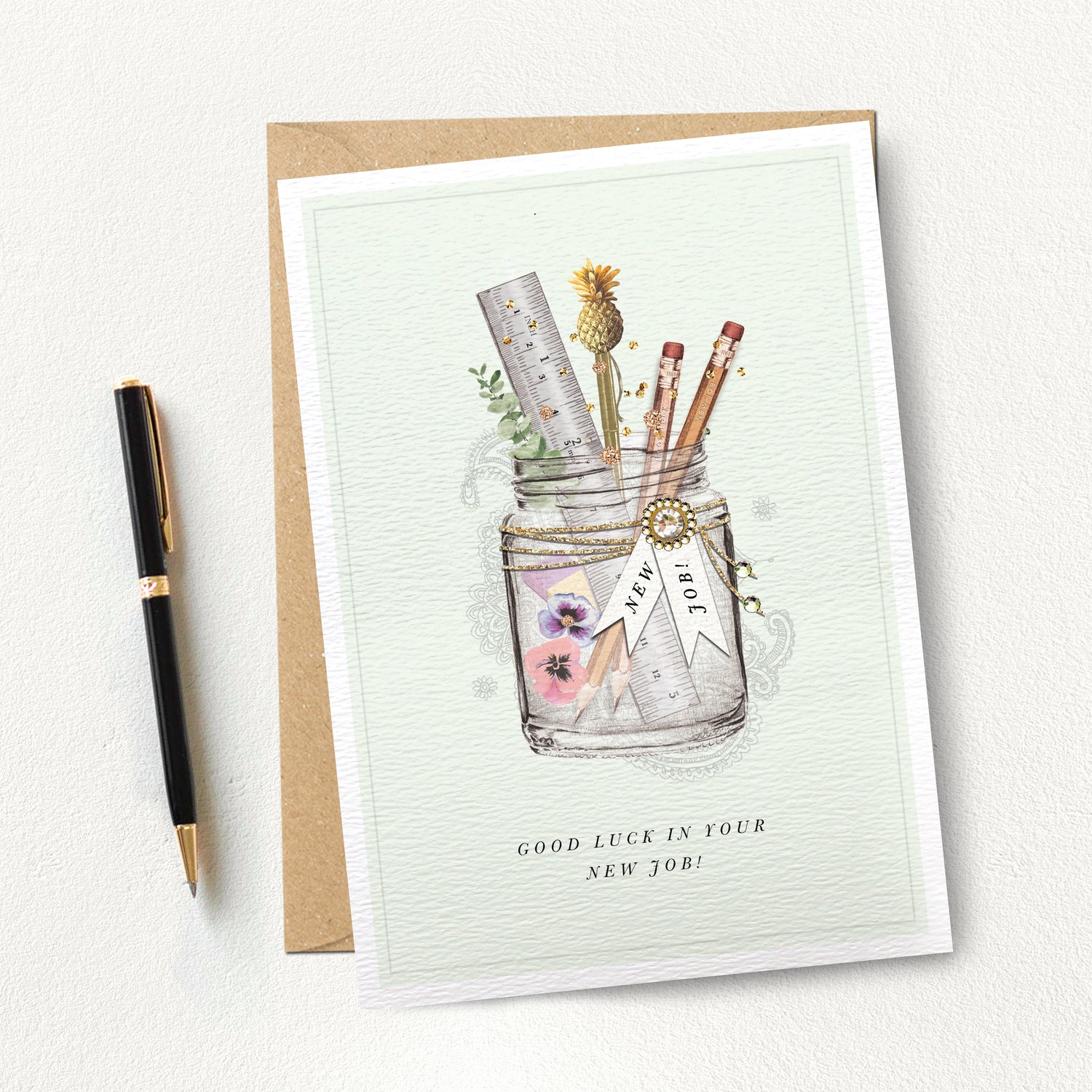 New Job Jar Card