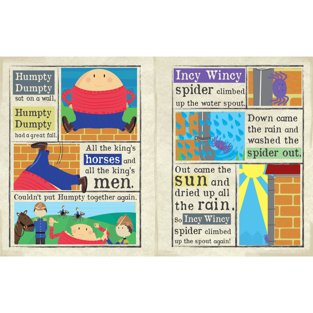 Nursery Times Crinkly Newspaper - Nursery Rhymes