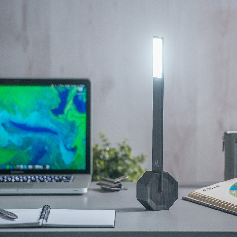 Octagon Desk Light: Black