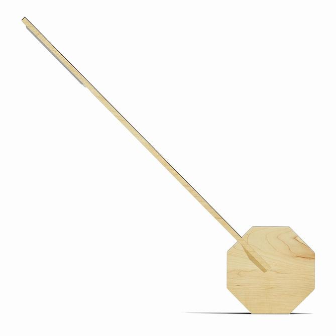 Octagon Desk Light: Maple