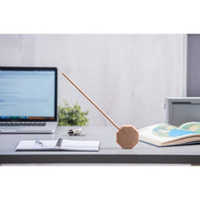 Load image into Gallery viewer, Octagon Desk Light: Maple