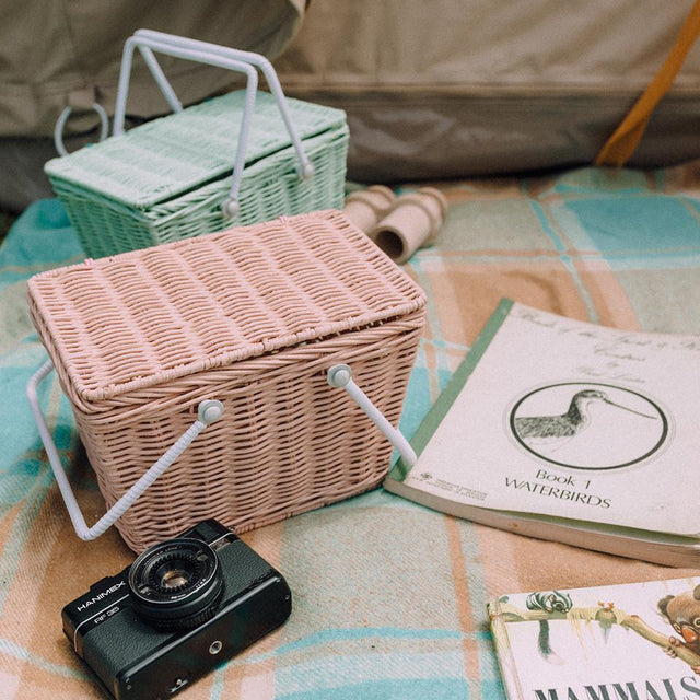Rose Piki Rattan Basket