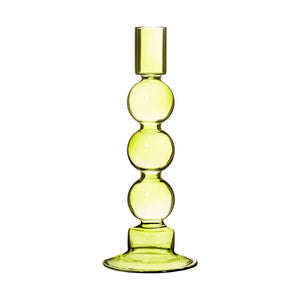 Olive Green Bubble Candleholder