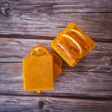Load image into Gallery viewer, Orange And Poppy Seed Handmade Soap