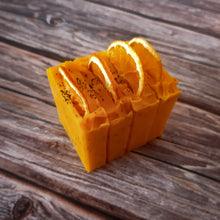 Load image into Gallery viewer, Orange And Poppy Seed Handmade Soap