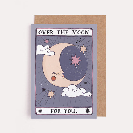 Over The Moon For You Tarot Card