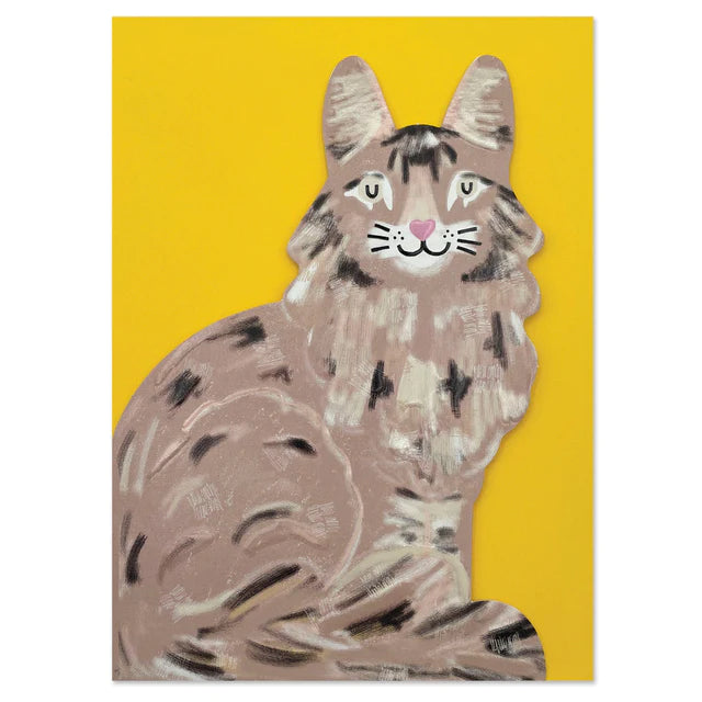 Maine Coon Cat Card