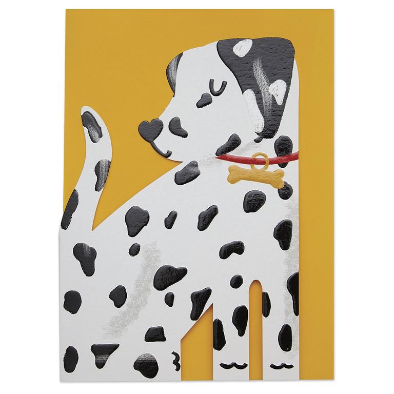 Dalmatian Dog Card