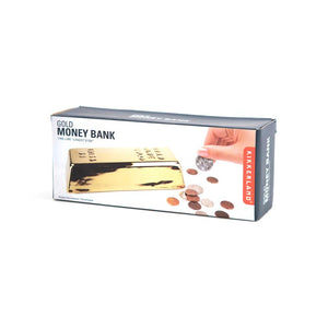 Gold Bar Ceramic Coin Bank