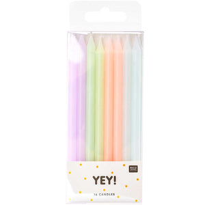 Pastel Party Candles