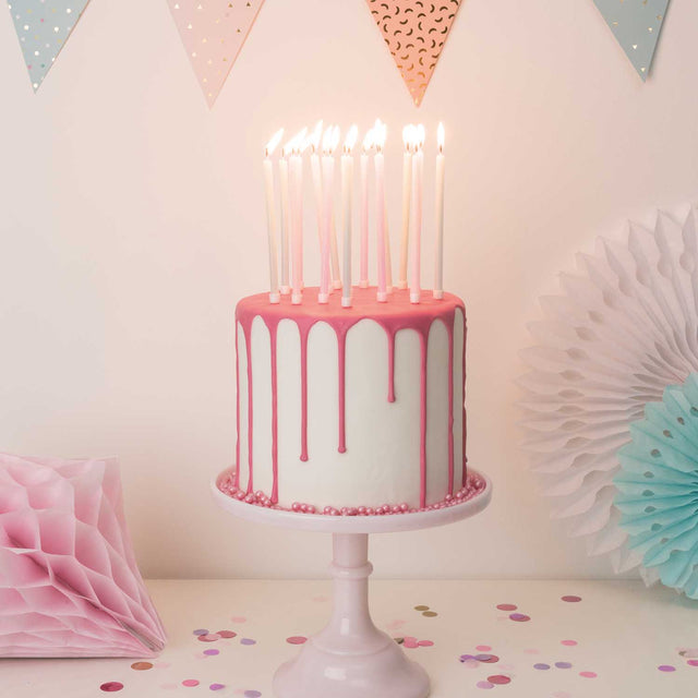 Pastel Party Candles
