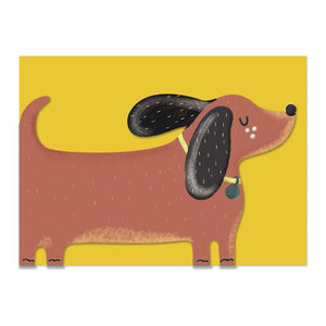 Dachshund Dog Card