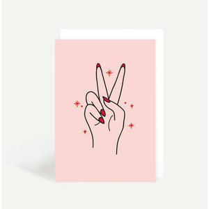 Peace Sign Card
