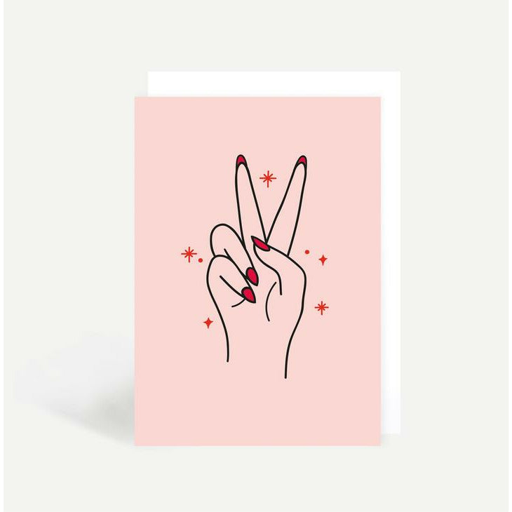 Peace Sign Card