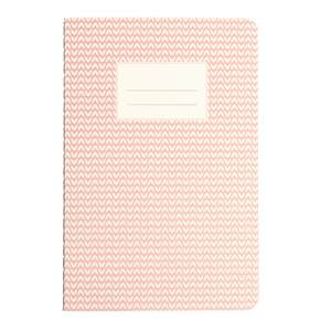 Pink Abstract A5 Notebook