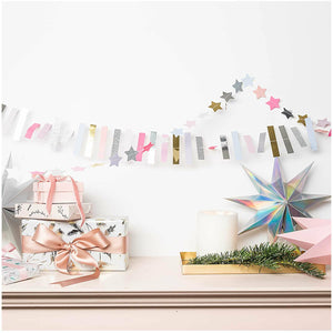 Pink Star Garland